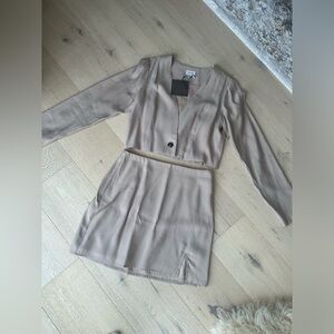 Blazer and skirt set